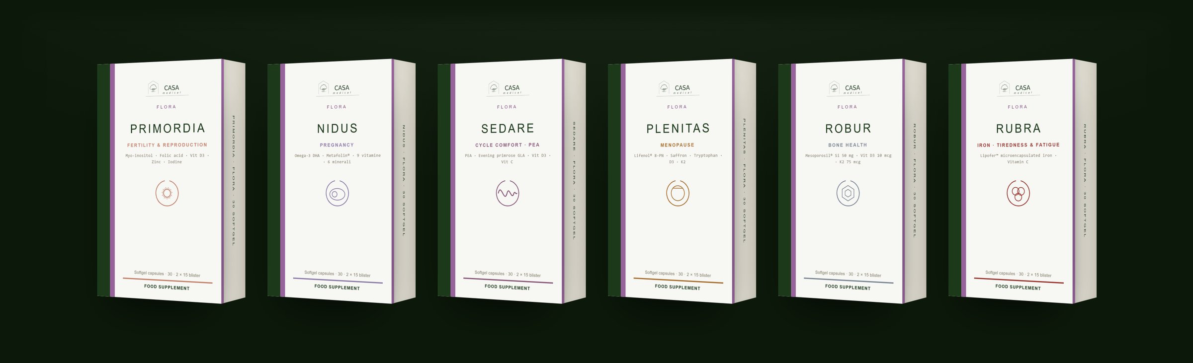 FLORA line packaging