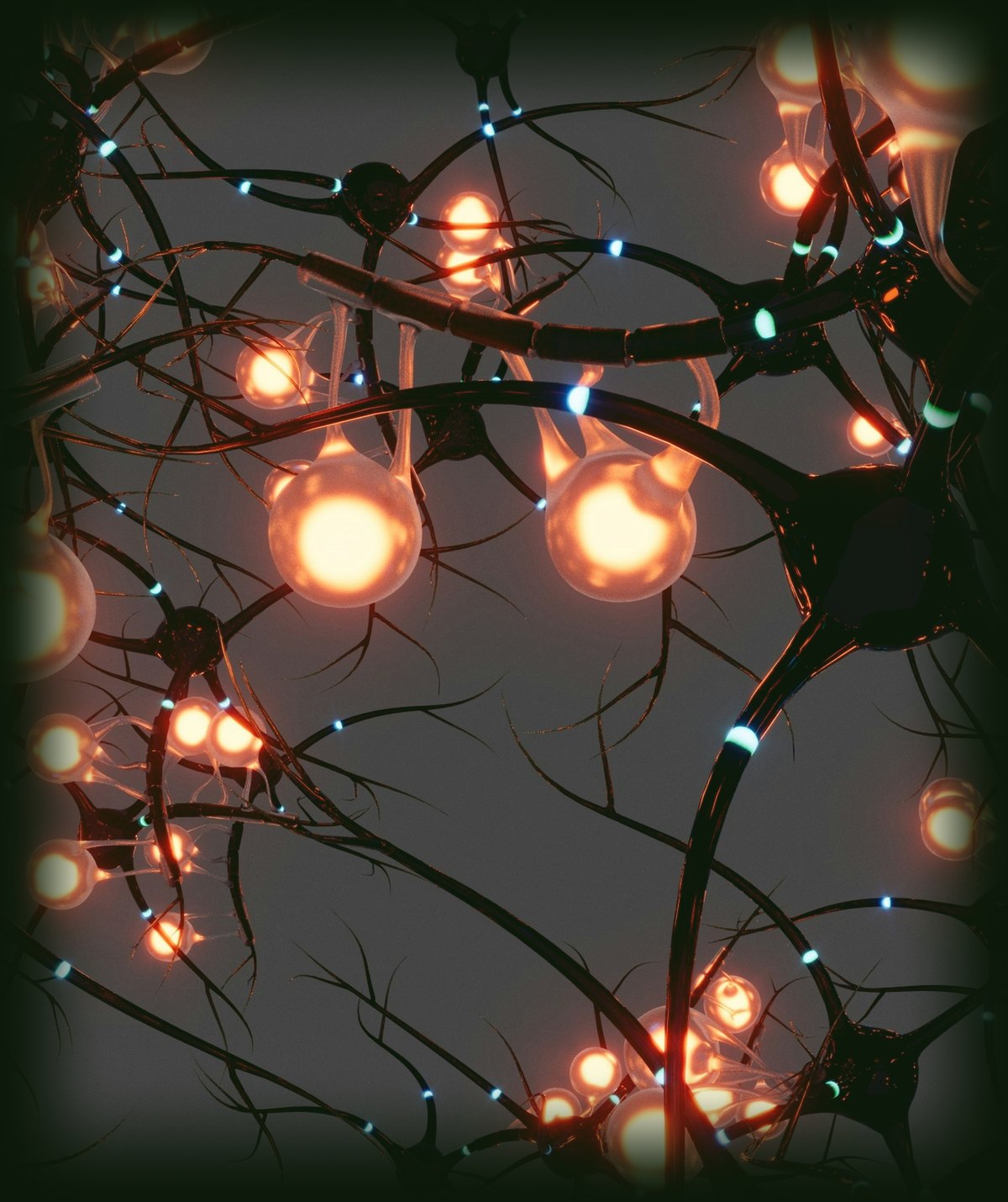 Abstract photograph of neural connections